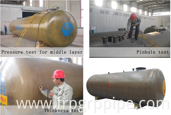 Industrial Glass Steel SF Oil Storage Tank Diesel Tank